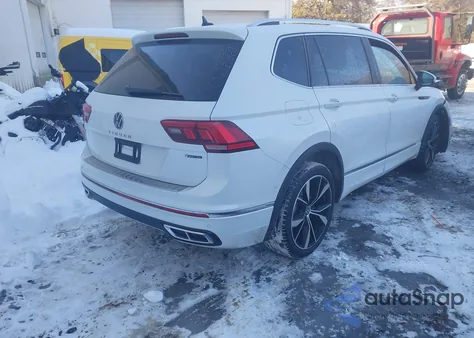 2022 Volkswagen Tiguan 2.0T Sel R-Line из США, поврежденный, VIN 3VV4B7AX0NM050502